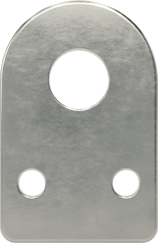 Sensör ve Anahtar Montaj Braketi, 12 mm Dış Çap için, 304 Paslanmaz Çelik, 32 mm x 49 mm