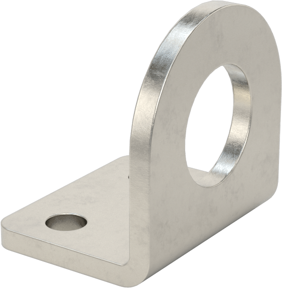 Sensör ve Anahtar Montaj Braketi, 16 mm Dış Çap için, 304 Paslanmaz Çelik, 32 mm x 25 mm x 33 mm