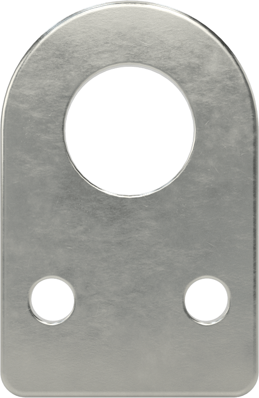 Sensör ve Anahtar Montaj Braketi, 16 mm Dış Çap için, 304 Paslanmaz Çelik, 32 mm x 49 mm