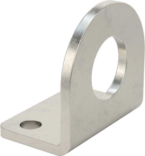 Sensör ve Anahtar Montaj Braketi, 18 mm Dış Çap için, 304 Paslanmaz Çelik, 38 mm x 25 mm x 39 mm
