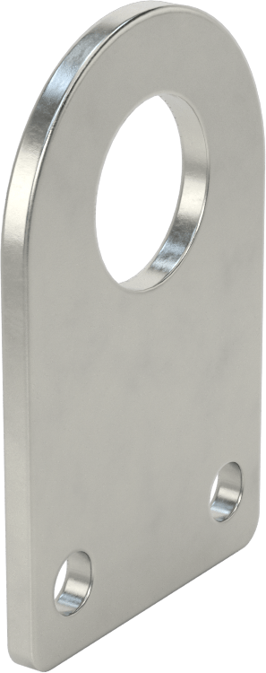 Sensör ve Anahtar Montaj Braketi, 18 mm Dış Çap için, 304 Paslanmaz Çelik, 38 mm x 58 mm