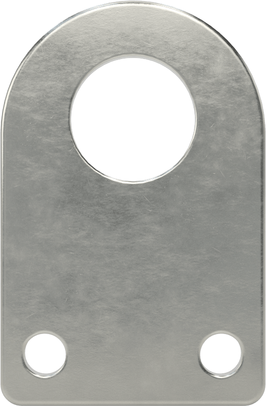 Sensör ve Anahtar Montaj Braketi, 18 mm Dış Çap için, 304 Paslanmaz Çelik, 38 mm x 58 mm