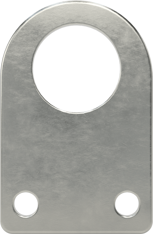 Sensör ve Anahtar Montaj Braketi, 22 mm Dış Çap için, 304 Paslanmaz Çelik, 38 mm x 58 mm