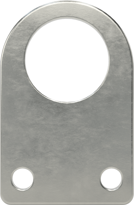 Sensör ve Anahtar Montaj Braketi, 24 mm dış çap için, 304 Paslanmaz Çelik, 38 mm x 58 mm