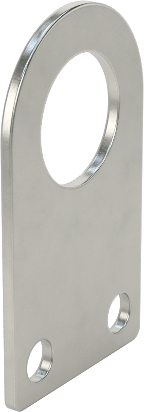 Sensör ve Anahtar Montaj Braketi, 30 mm Dış Çap için, 304 Paslanmaz Çelik, 51 mm x 87 mm