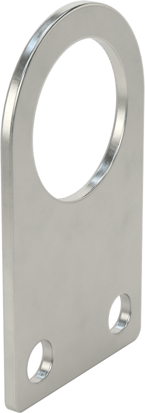 Sensör ve Anahtar Montaj Braketi, 36 mm dış çap için, 304 Paslanmaz Çelik, 51 mm x 87 mm