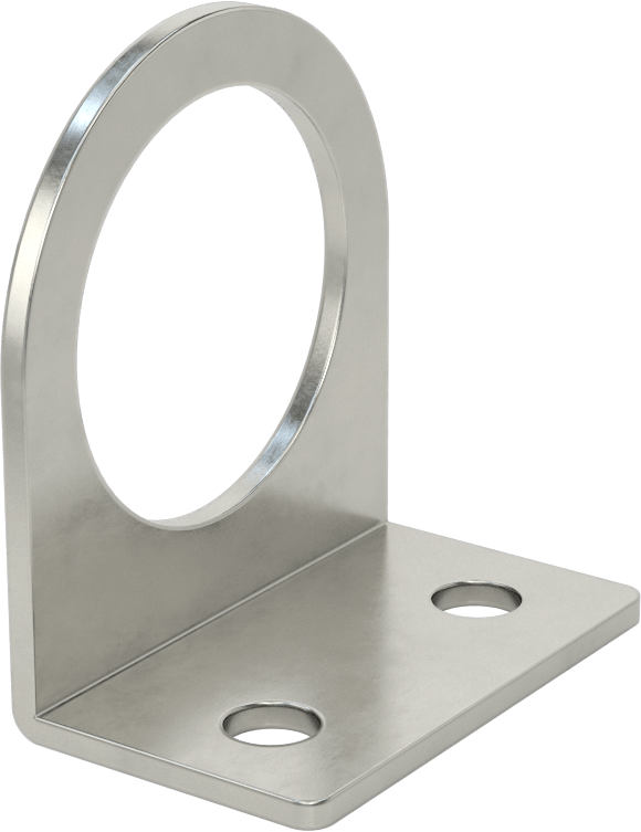 Sensör ve Anahtar Montaj Braketi, 47 mm Dış Çap için, 304 Paslanmaz Çelik, 64 mm x 38 mm x 70 mm