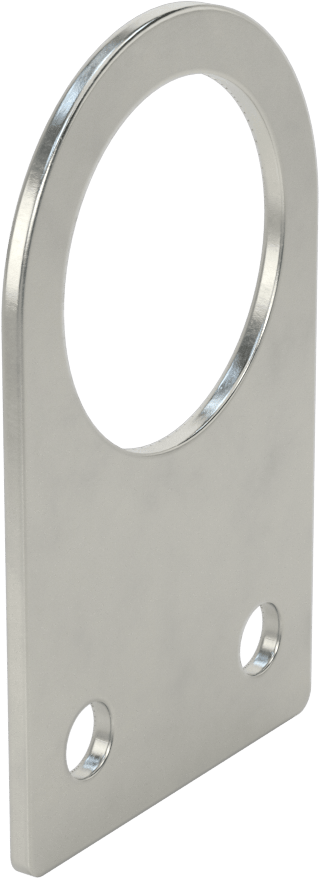 Sensör ve Anahtar Montaj Braketi, 47 mm Dış Çap için, 304 Paslanmaz Çelik, 64 mm x 103 mm