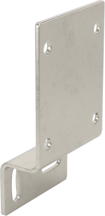 Sensör ve Anahtar Montaj Braketi, Düz/Dikdörtgen Gövde için, 304 Paslanmaz Çelik, 30 mm x 40 mm