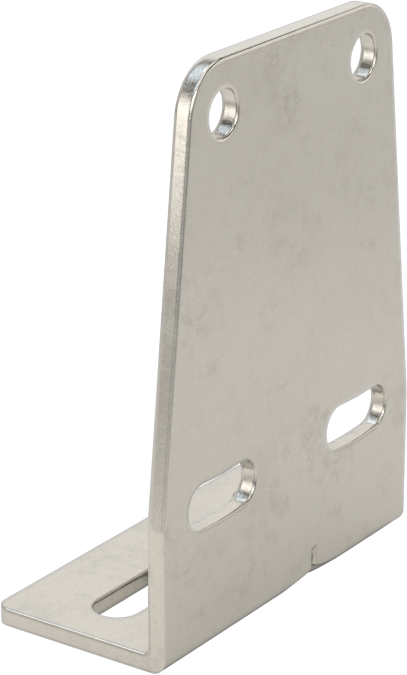 Sensör ve Anahtar Montaj Braketi, Düz/Dikdörtgen Gövde için, Paslanmaz Çelik, 23 mm x 12.5 mm x 39 mm