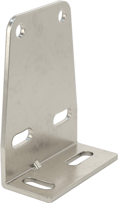 Sensör ve Anahtar Montaj Braketi, Düz/Dikdörtgen Gövde için, Paslanmaz Çelik, 23 mm x 12.5 mm x 39 mm