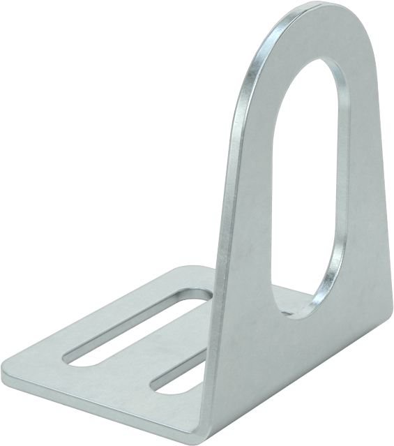 Sensör ve Anahtar Montaj Braketi, 18 mm Dış Çap için, Çinko Kaplı Çelik, 45 mm x 35 mm x 51 mm
