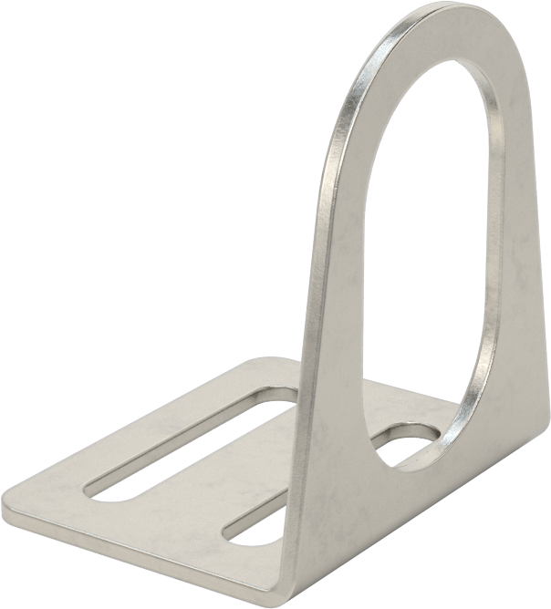 Sensör ve Anahtar Montaj Braketi, 30 mm Dış Çap için, 303 Paslanmaz Çelik, 57 mm x 45 mm x 64 mm