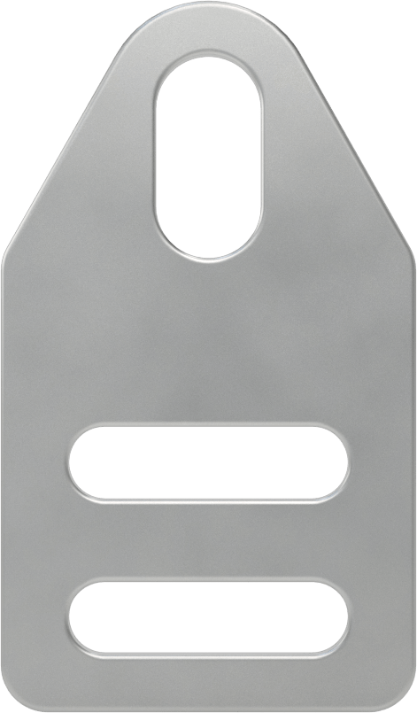 Sensör ve Anahtar Montaj Braketi, 8 mm Dış Çap için, 304 Paslanmaz Çelik, 32 mm x 54 mm