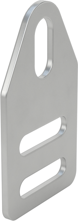 Sensör ve Anahtar Montaj Braketi, 8 mm Dış Çap için, 304 Paslanmaz Çelik, 32 mm x 54 mm