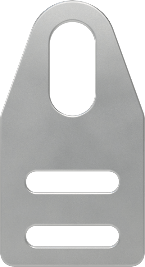 Sensör ve Anahtar Montaj Braketi, 12 mm Dış Çap için, 304 Paslanmaz Çelik, 38 mm x 70 mm