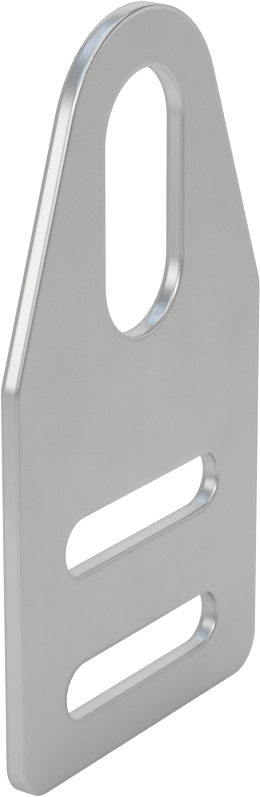 Sensör ve Anahtar Montaj Braketi, 12 mm Dış Çap için, 304 Paslanmaz Çelik, 38 mm x 70 mm