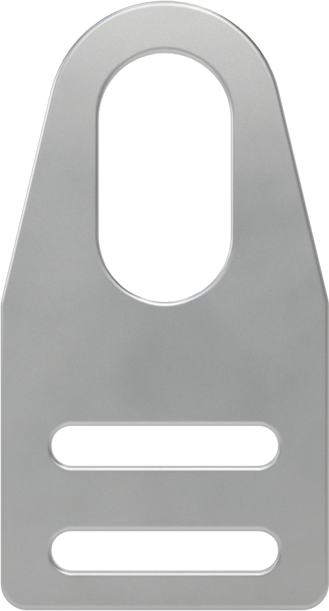 Sensör ve Anahtar Montaj Braketi, 18 mm Dış Çap için, 304 Paslanmaz Çelik, 45 mm x 83 mm