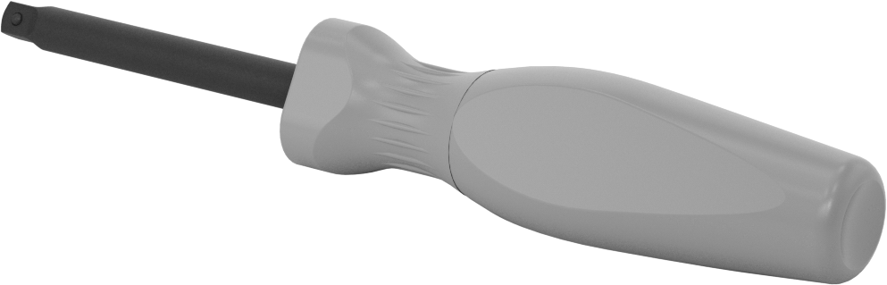 Tornavida Tipi Soket Sürücü, 1/4" Tahrik, 7-1/2 inç uzunluk