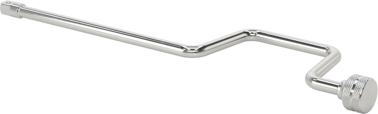Krank Tipi Hızlandırıcı Kol, 1/2" Kare Tahrik, 18 inç Uzunluk
