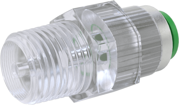 Plastik Boru için İt-Bağlan Bağlantı Elemanı, Yüksek Saflık, Adaptör, 4 mm Boru Dış Çapı x 1/8 BSPT Erkek