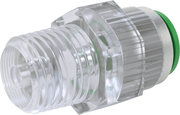Plastik Boru için İt-Bağlan Bağlantı Elemanı, Yüksek Saflık, Adaptör, 8 mm Boru Dış Çapı x 1/4 BSPT Erkek için