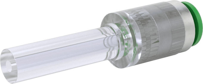 Plastik Boru için İt-Bağlan Bağlantı Elemanı, Yüksek Saflık, Adaptör, 6 mm Boru Mil Dış Çapı, 4 mm dış çaplı boru için