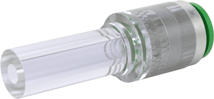 Plastik Boru için İt-Bağlan Bağlantı Elemanı, Yüksek Saflık, Adaptör, 10 mm Boru Gövde Dış Çapı, 8 mm Boru için