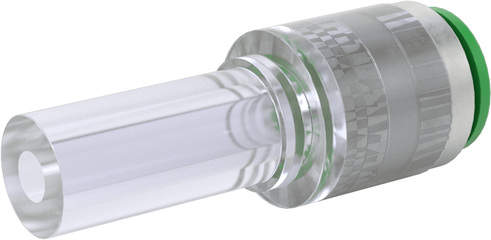 Plastik Boru için İt-Bağlan Bağlantı Elemanı, Yüksek Saflık, Adaptör, 12 mm Boru Gövde Dış Çapı, 10 mm Boru Dış Çapı