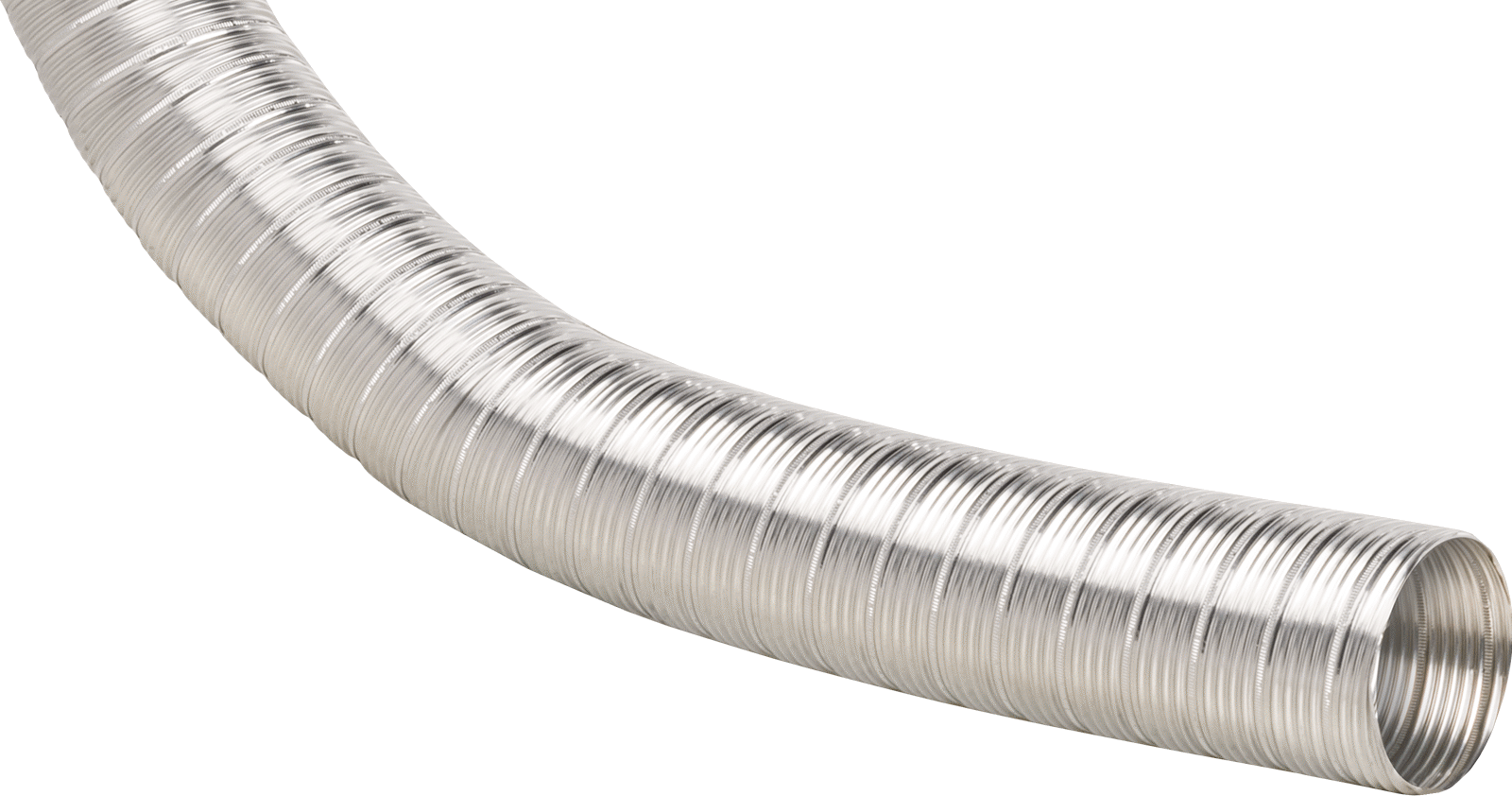 Hava için Bükme ve Sabitleme Metal Kanal Hortumu, 5" ID, 8 Fit Uzunluk