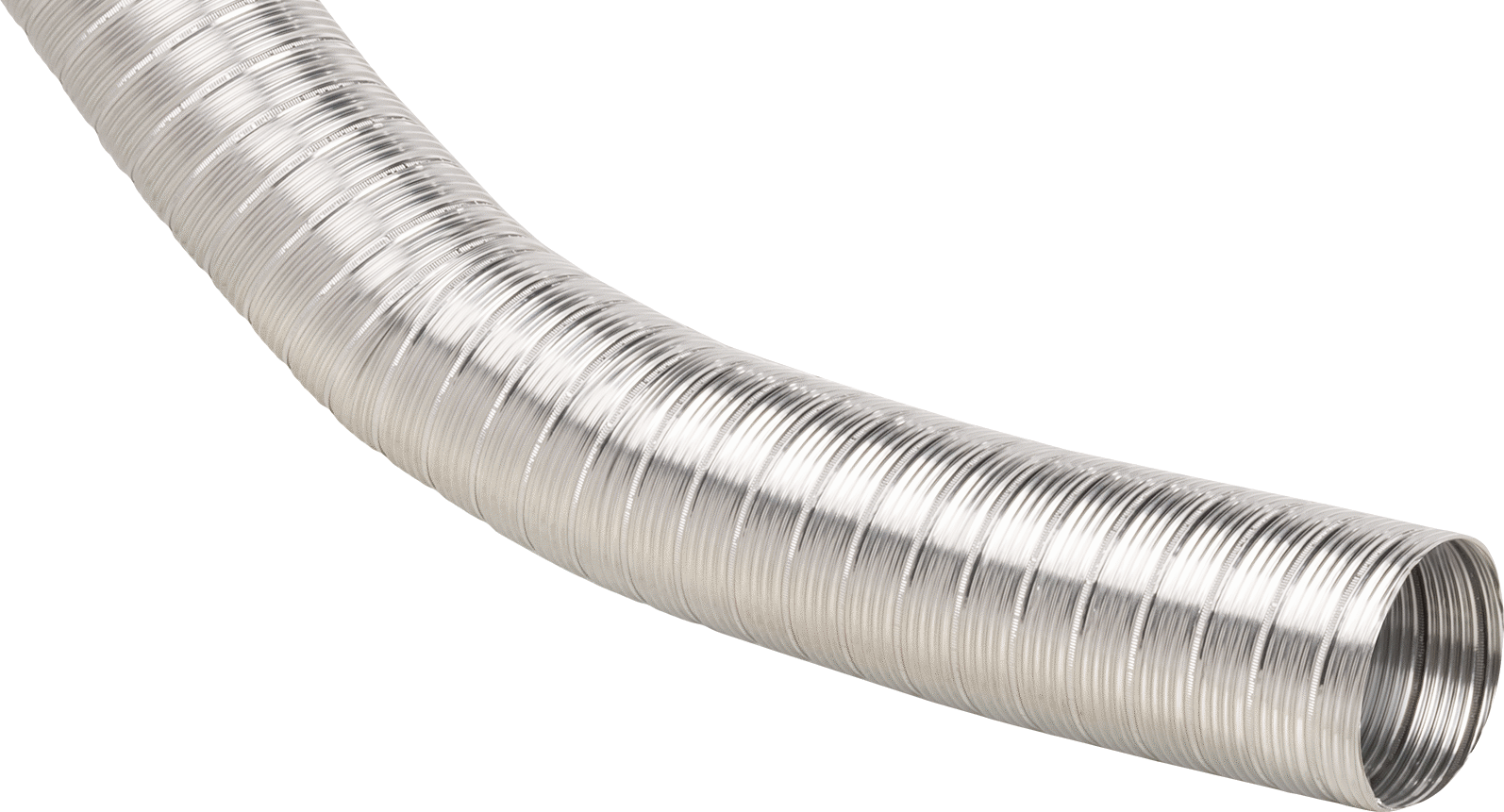 Hava için Bükme ve Sabitleme Metal Kanal Hortumu, 6" ID, 8 Fit Uzunluk