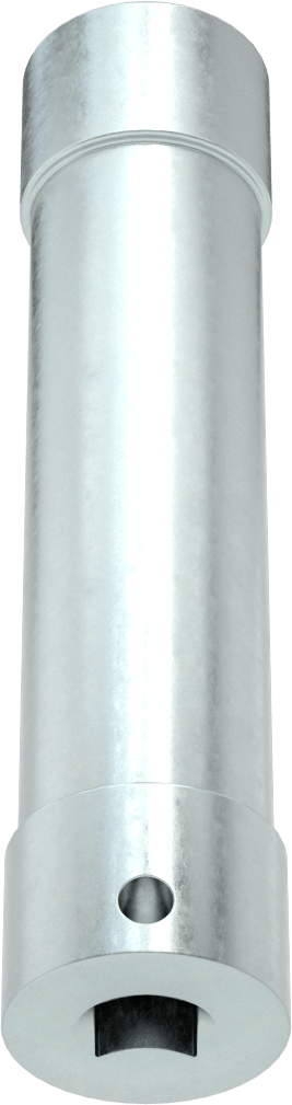 Ekstra Derin 6 Uçlu Lokma Anahtarı, 1/2" Kare Tahrik, 1" Tahrik Boyutu