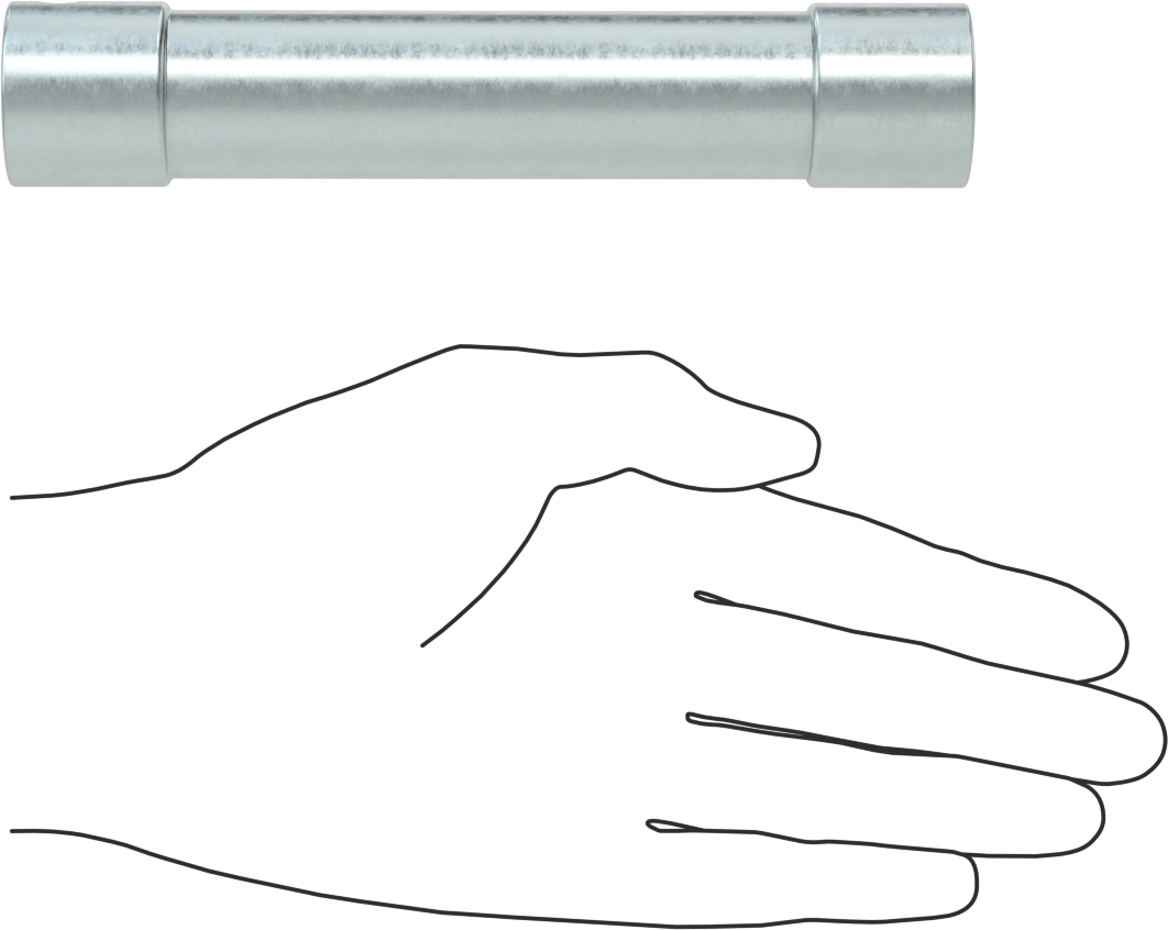 Ekstra Derin 6 Uçlu Lokma Anahtarı, 1/2" Kare Tahrik, 19 mm Tahrik Boyutu