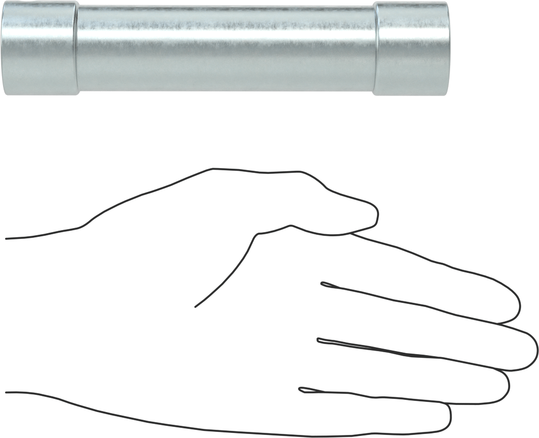 Ekstra Derin 6 Uçlu Lokma Anahtarı, 1/2" Kare Tahrik, 22 mm Tahrik Boyutu
