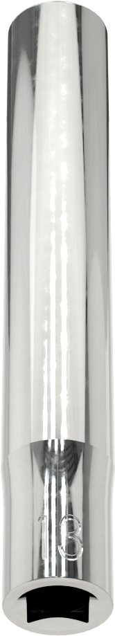 Ekstra Derin 6 Uçlu Lokma Anahtarı, 3/8" Kare Tahrik, 13 mm Tahrik Boyutu