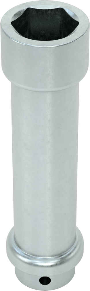 Ekstra Derin 6 Uçlu Lokma Anahtarı, 1/2" Kare Tahrik, 30 mm Tahrik Boyutu