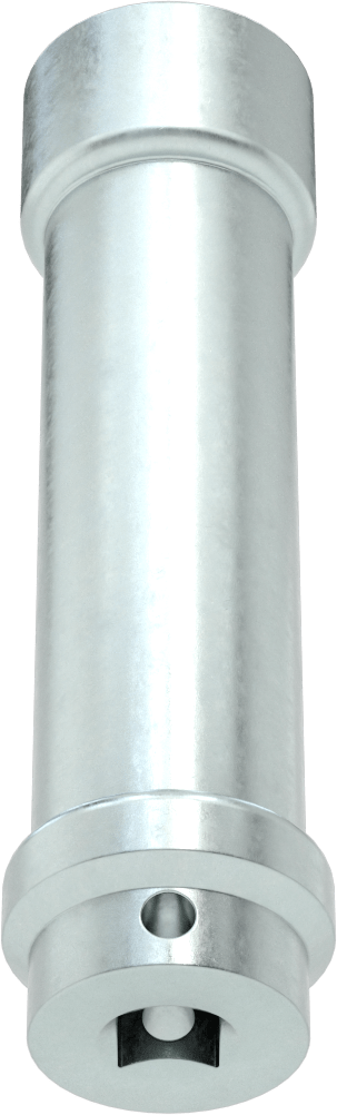 Ekstra Derin 6 Uçlu Lokma Anahtarı, 1/2" Kare Tahrik, 1-1/8" Tahrik Boyutu