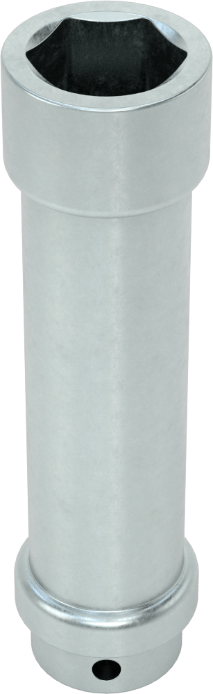 Ekstra Derin 6 Uçlu Lokma Anahtarı, 1/2" Kare Tahrik, 1-1/8" Tahrik Boyutu