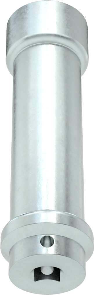 Ekstra Derin 6 Uçlu Lokma Anahtarı, 1/2" Kare Tahrik, 1-1/4" Tahrik Boyutu