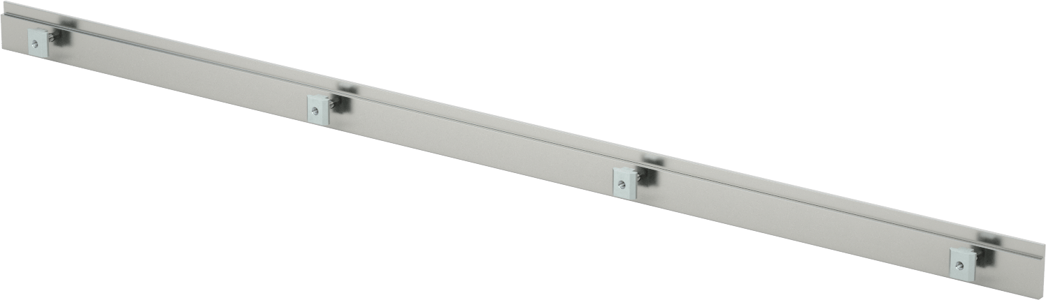 T-Yivli Çerçeve, Eloksallı Alüminyum Kutu Tutucu 45 mm Yüksek Ray, 36" Uzunluk