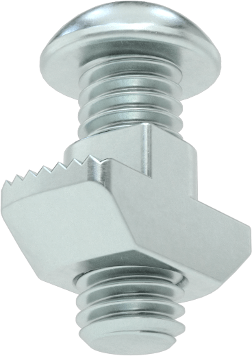 T-Yivli Çerçeve, Çekiç Somunu ve M6 Düğme Başlı, 1,5 inç ve 40 mm Ray