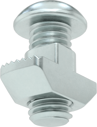 T-Yivli Çerçeve, Çekiç Somunu ve 1/4“-20 Düğme Başlı 1,5” ve 40 mm Ray