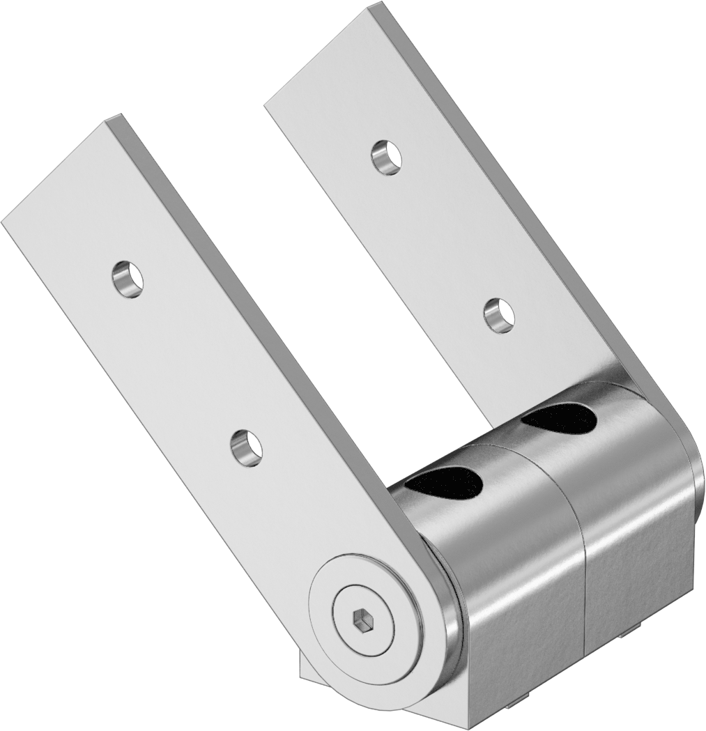 T-Yivli Çerçeve, 90 mm Çift/Dörtlü Ray için Sıralı/Dikey Pivot