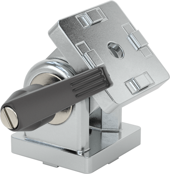 T-Yivli Çerçeve, 45 mm Tek Ray için Kilitli Pivot