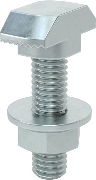 T-Yivli Çerçeve, M6 Saplamalı Damla Tipi Çekiç Somunu, 30 mm Yüksek Ray için