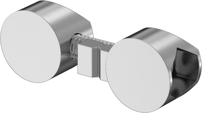 T-Yivli Çerçeve, 20 mm Yüksek Tek Ray için Uç Ankraj Braketi