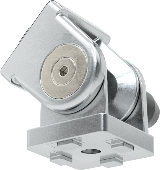 T-Yivli Çerçeve, 40 mm Tek Raylı Kilitleme Pivotu