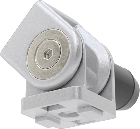 T-Yivli Çerçeve, 20 mm Tek Ray için Kilitleme Pivotu