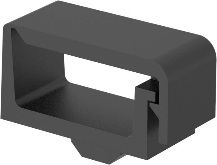 Çıtçıtlı Kablo Tutucu, 30 mm Yüksek Raylı T-Yivli Çerçeve için