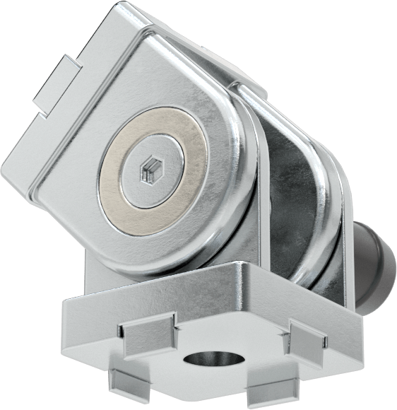 T-Yivli Çerçeve, 30 mm Tek Ray için Kilitleme Pivotu